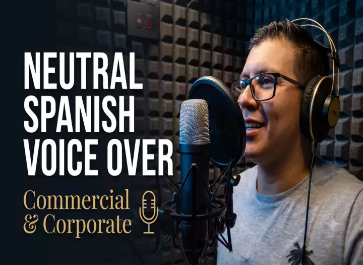 I will record a Professional Latin American Neutral Spanish Voice Over