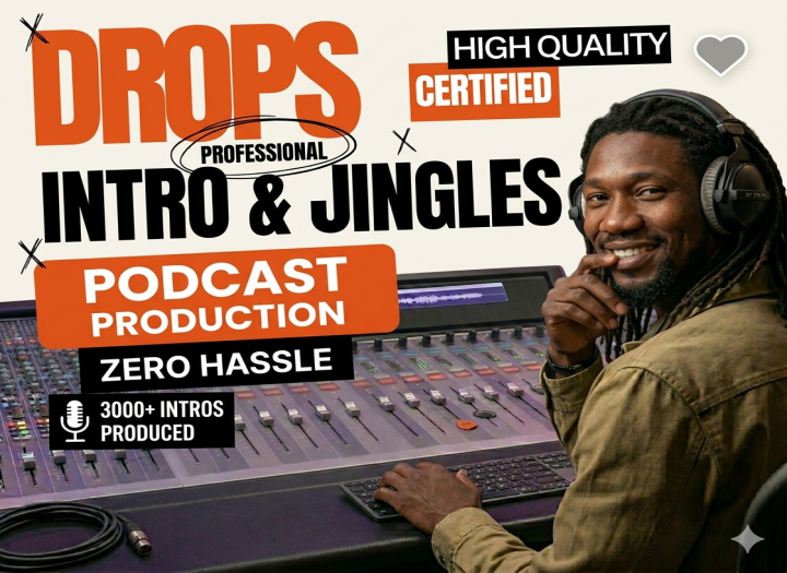 create professional podcast intro and outro music