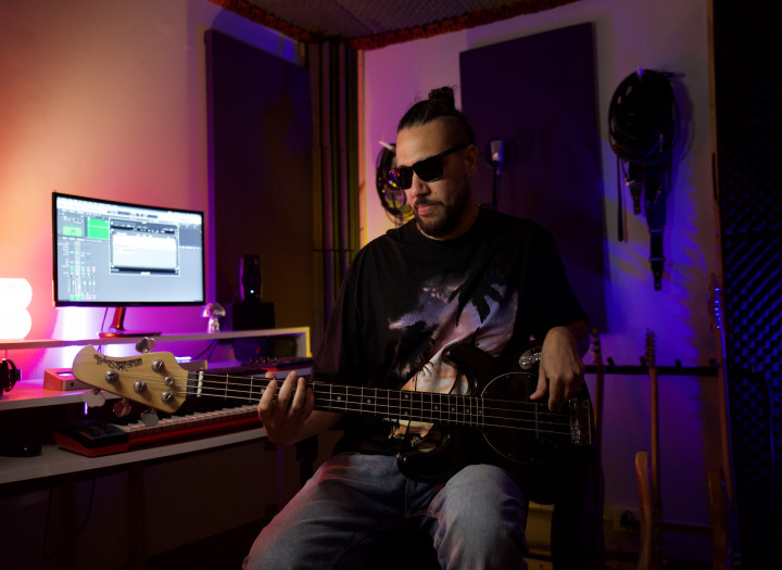 I will record bass for reggae