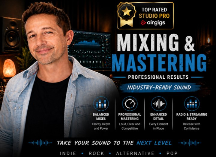 Mixing, Mastering and Pitch Correction Services