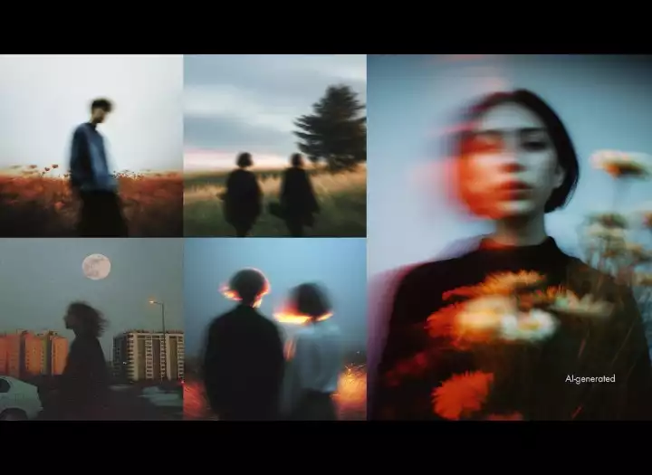 Original AI cover art for your music