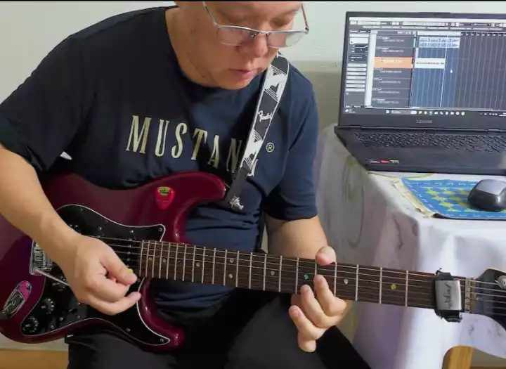 I will record professional live guitar tracks for your song