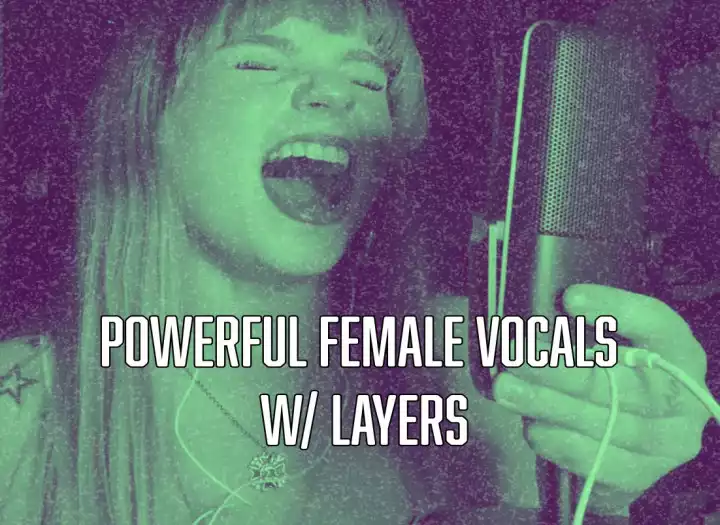 Female Rock / Soul Vocal with Harmonies - Lead + Layers