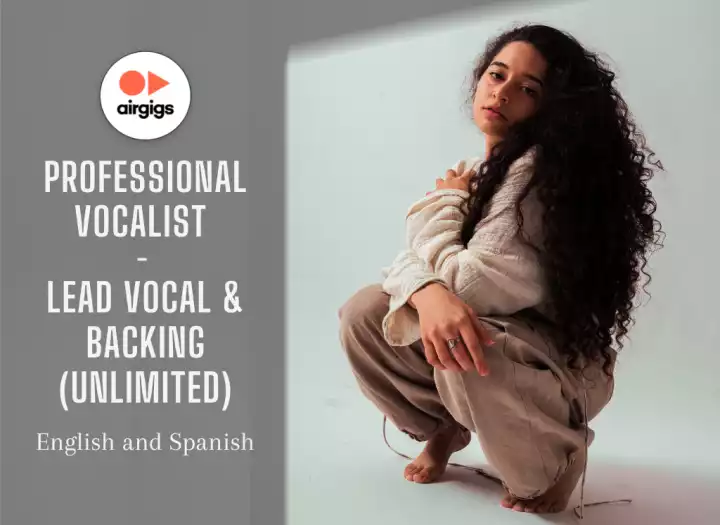 Professional Vocalist - Lead & Backing Vocals unlimited