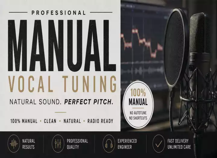 Professional Vocal Tuning Pitch and Timing Correction with Melodyne