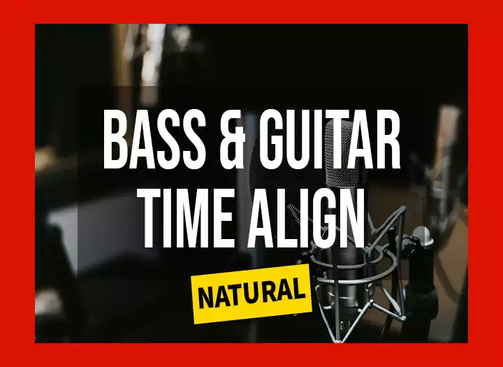 Bass & Guitar Editing And Time Alignment To The Tempo