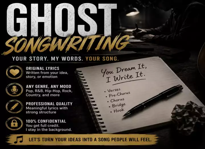 I Will Ghostwrite an Original Song for You