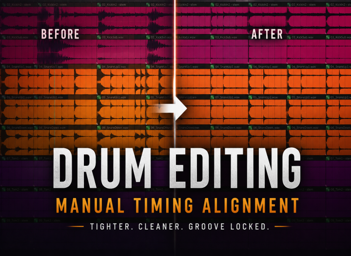 Professional Drum Editing & Tight Timing Alignment