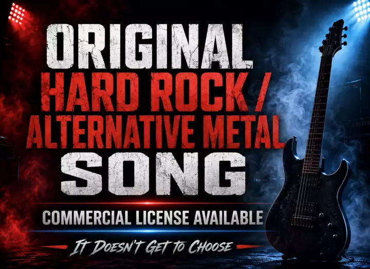 Original Hard Rock / Alternative Metal Song – Commercial License